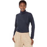 Eileen Fisher Petite Funnel Neck Box Top