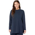 Eileen Fisher Petite Crew Neck Boxy Tunic