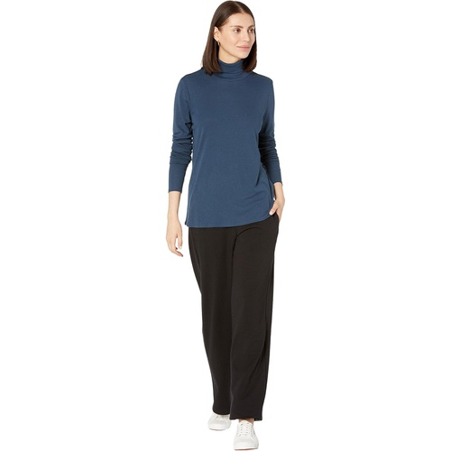  Eileen Fisher Turtleneck Scrunch Sleeve Top