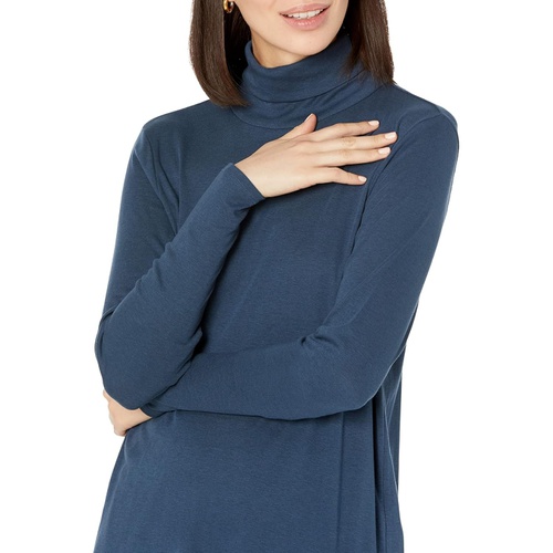  Eileen Fisher Turtleneck Scrunch Sleeve Top