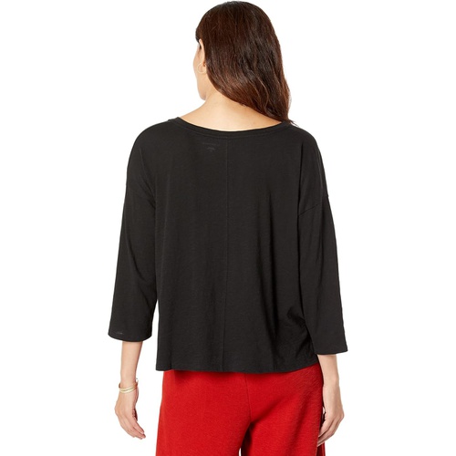  Eileen Fisher V-Neck Box Top