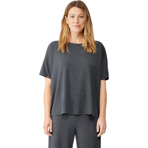  Eileen Fisher Crew Neck Boxy Tee