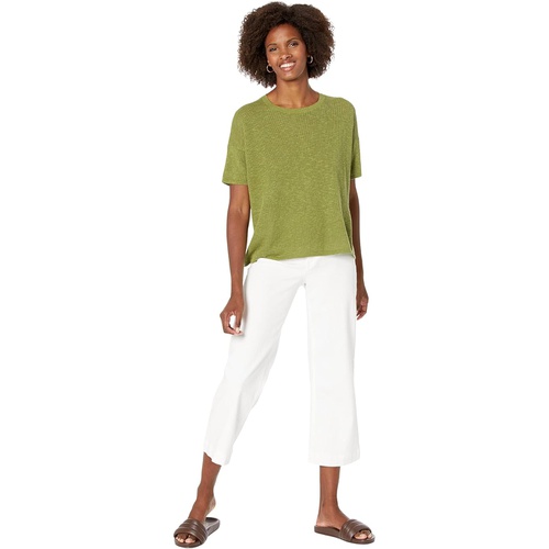  Eileen Fisher Jewel Neck Pullover