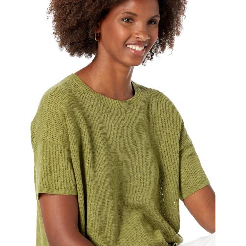  Eileen Fisher Jewel Neck Pullover