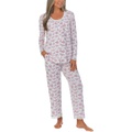 Eileen West Sweater Knit Long Sleeve Pajama Set