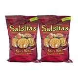 El Sabroso Salsitas Spicy Salsa Tortilla Chips 12 oz. Bag (2 Bags)