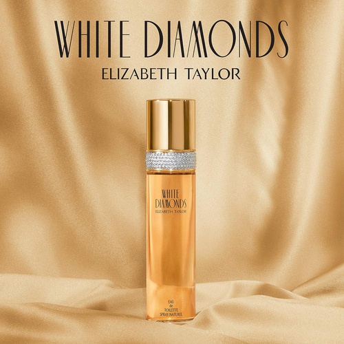  Elizabeth Taylor White Diamonds, Perfume for Women, Daytime Wear Scent, 3.3 Ounce