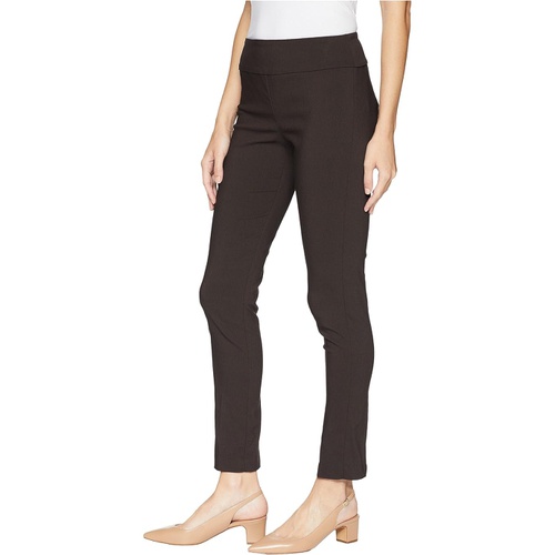  Elliott Lauren Control Stretch Pull-On Ankle Pants with Back Slit Detail