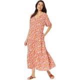 Elliott Lauren Under The Tuscan Sun Gathered Tiered Long Dress