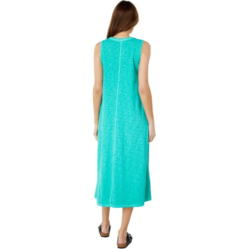  Elliott Lauren Enzyme Washed Jersey Sleeveless Maxi Dress with Pockets