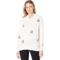 Elliott Lauren Star Struck Relaxed Drawstring Neck Intarsia Sweater