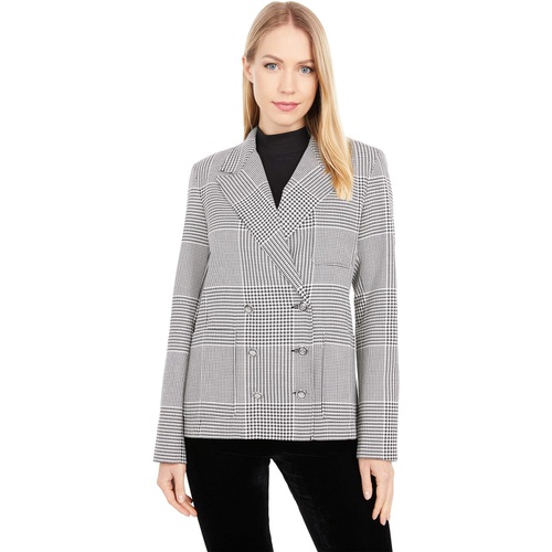  Elliott Lauren Suits You Double Breasted Blazer with Patch Pocket Detail