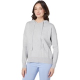 Elliott Lauren Cotton Cashmere Drawstring Hoodie with Front Pocket