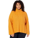 Elliott Lauren Cotton Cashmere Textured Sweater with Wide Sleeves