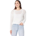 Elliott Lauren Harper Crochet Crew Neck Crochet Sweater