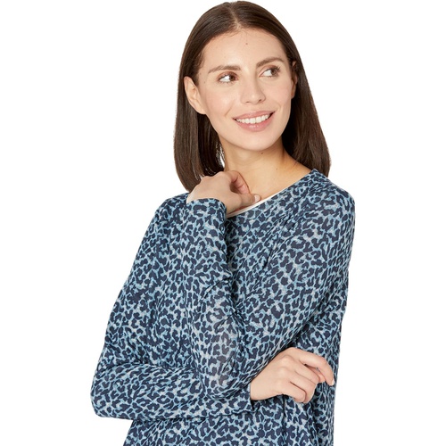  Elliott Lauren Spot On Double Layer Animal Print Top