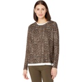 Elliott Lauren Spot On Double Layer Animal Print Top