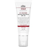 EltaMD UV Restore Anti-Aging Face Sunscreen Broad-Spectrum SPF 40, Mineral Sunscreen Moisturizer to Improve Sun Damaged Skin, Oil Free, Fragrance Free, Non Greasy,2 fl. oz.