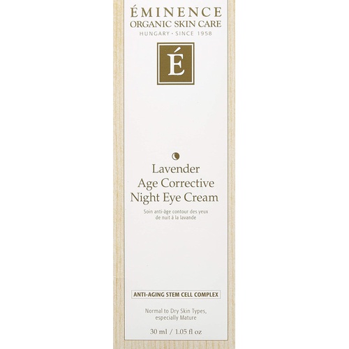  Eminence Lavender Age Corrective Night Eye Cream, 1.05 Ounce