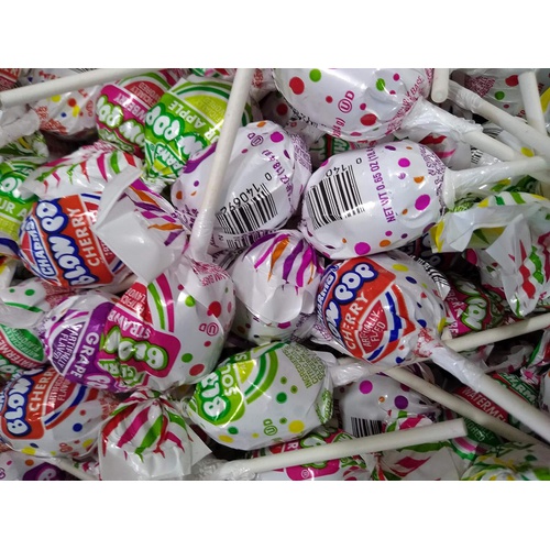  Emporium Candy Charms Blow Pops - Delicious Assorted Lollipops Watermelon Strawberry Cherry Grape Sour Apple - 2 lbs Bulk Candy with Refrigerator Magnet