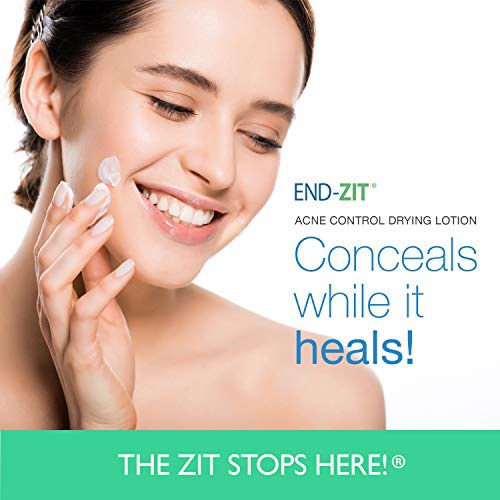  End-zit Acne Control Drying Lotion (Light/Medium), 0.5 Ounce