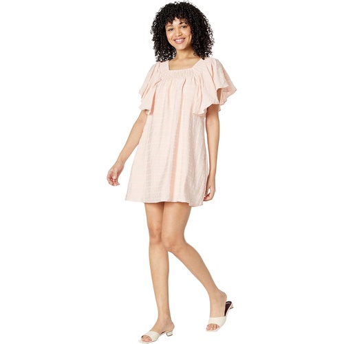  English Factory Mini Dress with Ruffle