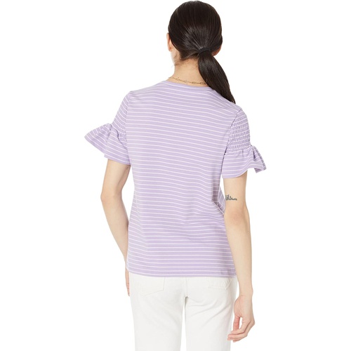  English Factory Smocked Stripe Top