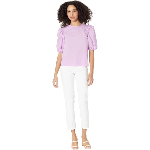  English Factory Poplin Puffed Sleeve Top