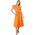 English Factory Puffy Sleeve Midi Dress