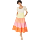 English Factory Color-Block Midi Dress