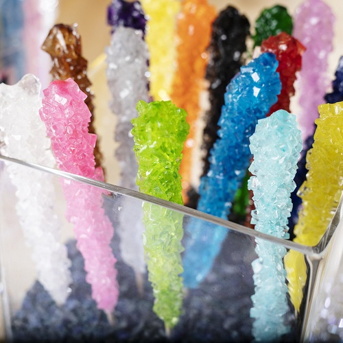  Extra Large Rock Candy Sticks - Candy Buffet - 36 Espeez Assorted Sticks - For Birthdays, Weddings, Receptions, Bridal and Baby Showers