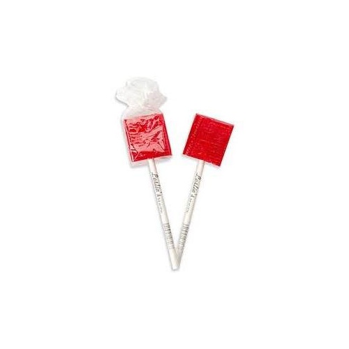  Espeez Cinnamon Cube Lollipops Suckers 12 Count Red Square Shaped Candy Lollipops