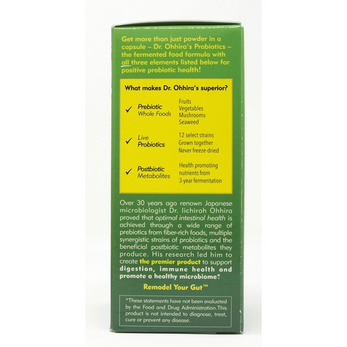  Essential Formulas Dr. Ohhiras Probiotics, Daily, Original Formula, 60 Caps with Bonus 10 Capsule Travel Pack, No Refrigeration, Non-GMO
