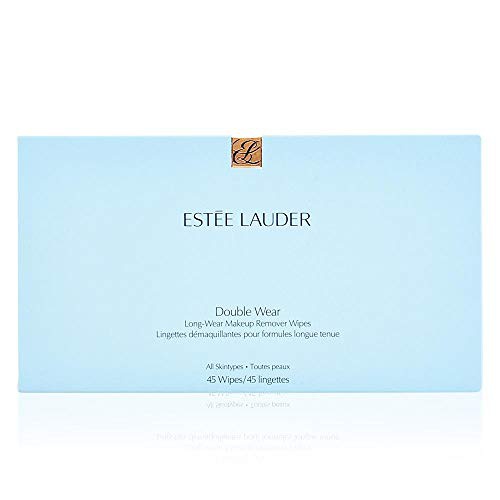  Estee lauder Double Wear Long-Wear Makeup Remover Wipes, 1 Pack, 45 Wipes