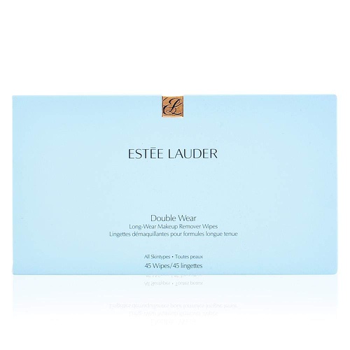  Estee lauder Double Wear Long-Wear Makeup Remover Wipes, 1 Pack, 45 Wipes