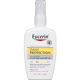 Eucerin Daily Protection Face Lotion - Broad Spectrum SPF 30 - Moisturizes and Protects Sensitive, Dry Skin - 4 Fl Oz Pump Bottle