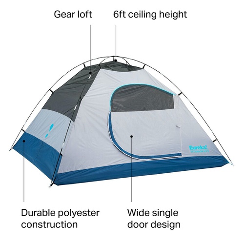  Eureka! Tetragon NX 5 Tent: 5-Person 3-Season - Hike & Camp