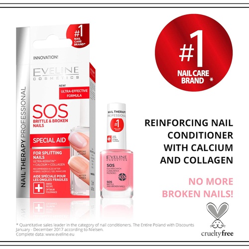  Eveline Cosmetics SOS Brittle and Broken Nail Treatment Multivitamin