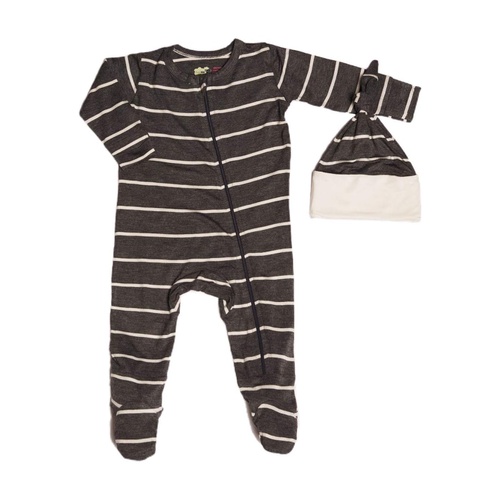  Everly Grey Footie Two-Piece Set (Infant)