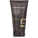 Every Man Jack Shave Gel, Sandalwood, 5.0-ounce