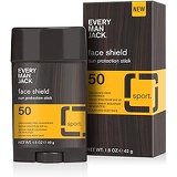 Every Man Jack SPF 50 Face Shield, Sun Stick, 1.5-ounce