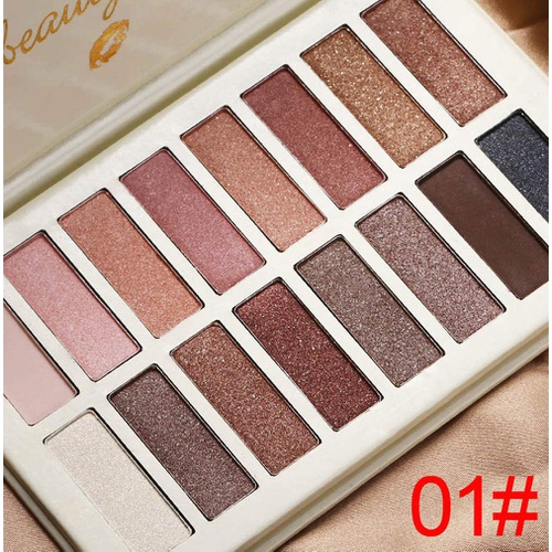  evpct Pro Eyeshadow Palette Makeup Pallet - Matte and Shimmer16 Colors - Highly Pigmented - Professional Nudes Natural Bronze Mineral Eyeshadow Palettes Cosmetic Magic Eye shadow (