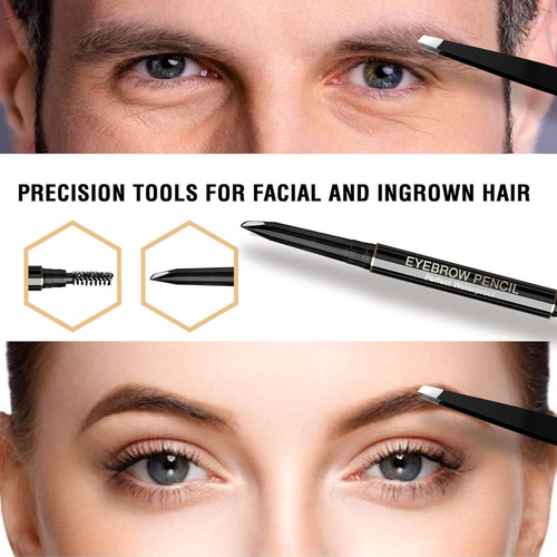  Eyebrow Kit Studio Eyebrow Kit, 8in1, Multipurpose Tweezers for Women  Brows Shaping, Grooming, Threading, Trimming Set Includes Razor, Pencil, Scissors and Brush