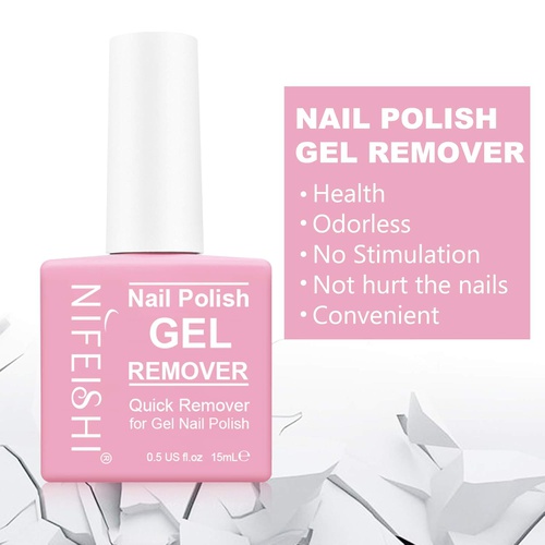  FGHJ Magic Gel Nail Polish Remover, finger nail Magic Professional Easily Quickly Removes Soak-Off Gel Polish, Quickly Easily, Dont Hurt Your Nails Natural,Gel,Sculptured Nails - 15ml