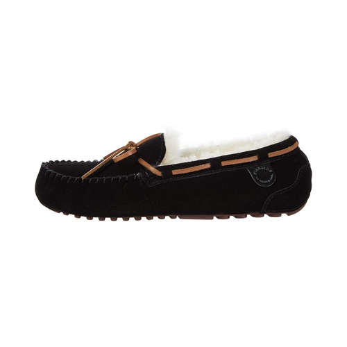  FIRESIDE by Dearfoams Victoria Genuine Shearling Moccasin with Tie