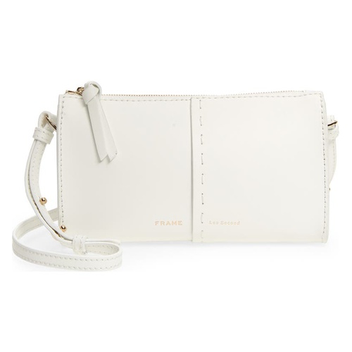  FRAME Les Second Leather Crossbody Wallet_BIANCO