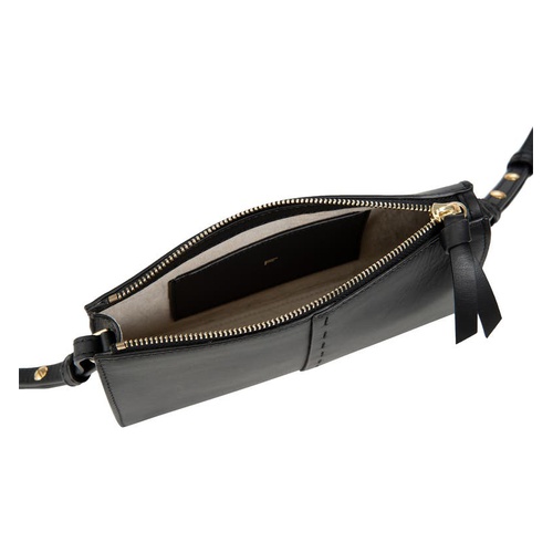  FRAME Les Second Leather Wallet Shoulder Bag_NOIR