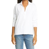 Frank & Eileen Heritage Jersey Popover Henley_WHITE