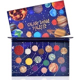 FREEORR 18 Colors Galaxy Shade Palette, Long Lasting Waterproof Multi Reflective Shimmer Matte Glitter Pressed Pearls Eyeshadow Makeup Pallet