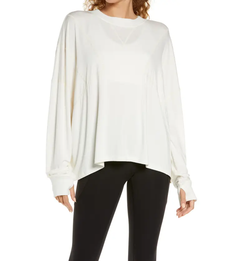 Free People FP Movement Runner Up Long Sleeve Shirt_BRUSHED SAIL